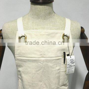 Custom Hign Quality Canvas Bartenders Uniform Apron With Towel Loop photo-3