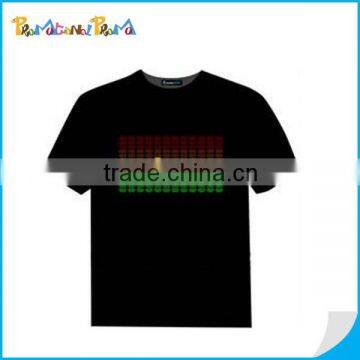 Hot Led flashing light t-shirt/promotional shirt