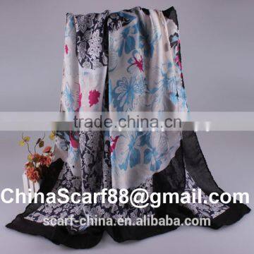 Cotton satin scarves wholesale