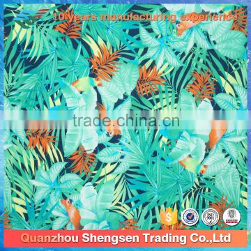 bird printing wholesale 4 way stretch nylon lycra bathing suits fabric