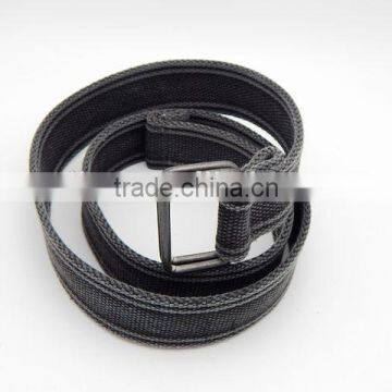 Canvas belt webbing belt knitted men belt cheap price customized fabric belt