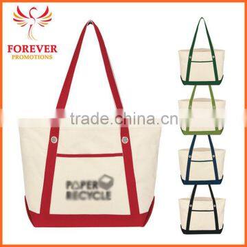 New Design Cheap Cotton 12 OZ. Custom Logo Canvas Shopper Tote Bag photo-1