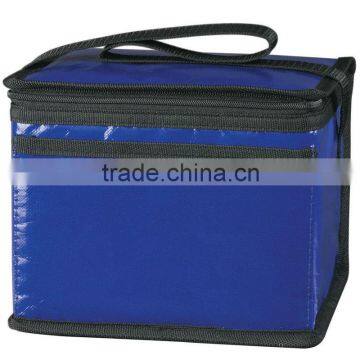 Laminated Non-Woven Six Pack Kooler Bag-Royal Blue