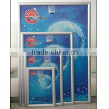 a1 window picture frames photo frames aluminum silver poster frame,flat clip snap frames