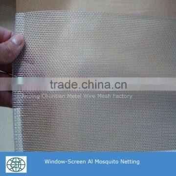 Aluminium mosquito netting 18meshx16mesh
