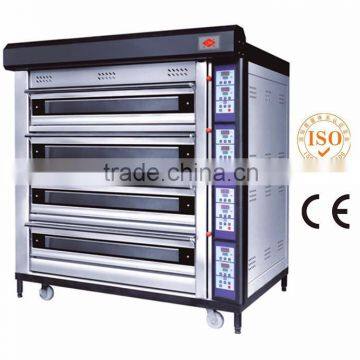Luxurious 3 deck 12 trays electric commercial oven for bread