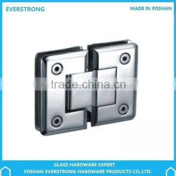 Everstrong 180 degree glass to glass bevel stainless steel or brass shower screen hinge