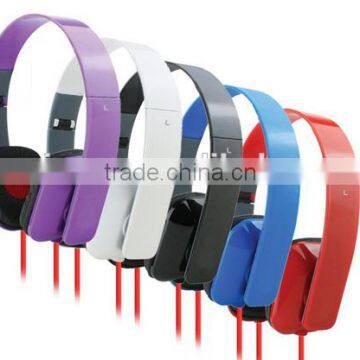 Foldable Coloful Wired Headphone