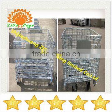 wire container storage cage wire mesh container