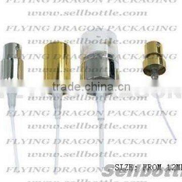 Aluminum Atomizer, sprayer, perfume pump sprayer for perfume glass bottle