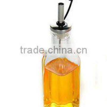 150ml cooking olive oil glass bottle with metal nozzle