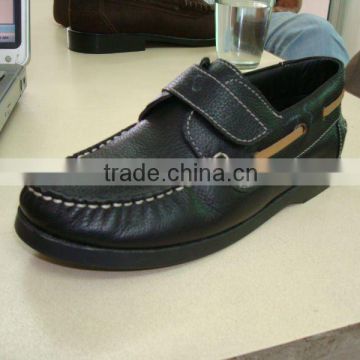 mocasines de calzado de cuero