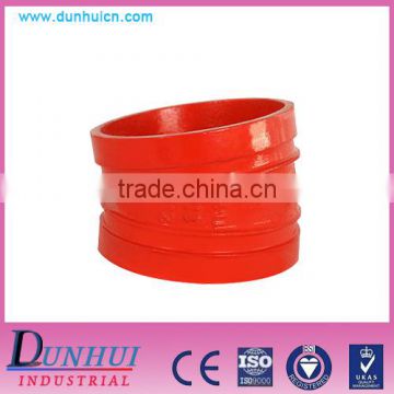 FM UL approved fire fighting pipe fitting of 22.5 degree elbow