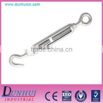 European Type And Stainless Steel Hook&Eye Turnbuckle