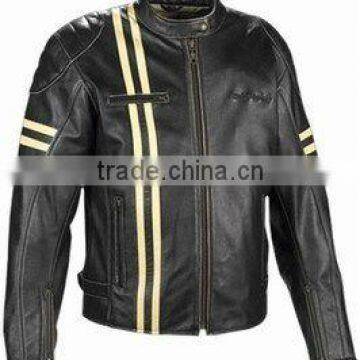 DL-1219 Leather Motorbike Jacket