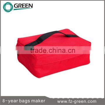 Pure red recyclable kid lunch bag wholesale nice