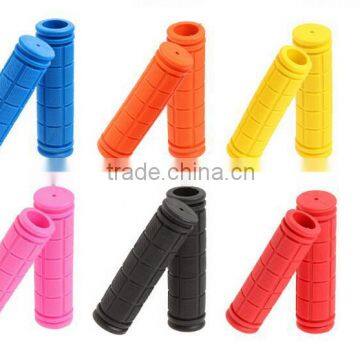 Cycling Fixed Gear Fixie Grips MTB Mountain Bike Bicycle Handlebar Grips Soft Durable Rubber Cycle Parts/bike Silicon Handlebar photo-3
