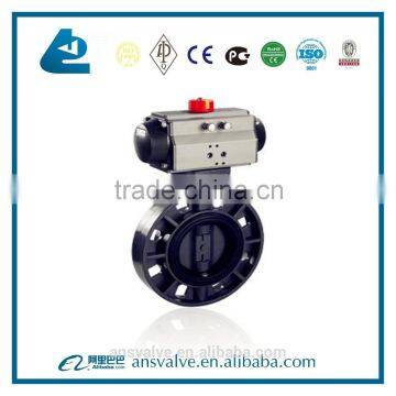 PVC Butterfly Valve with Pneumetic Actuator