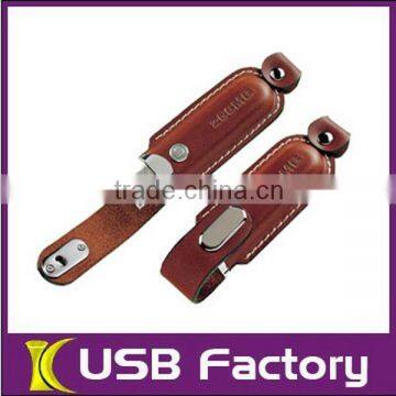 Newest beautiful novel design leather usb disk