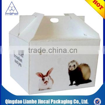 white paper cosmetic box with print