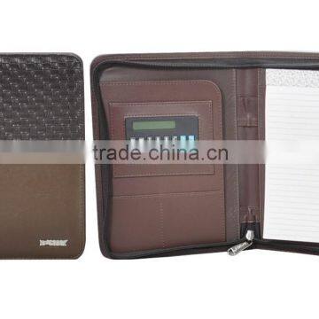 Hot sell pu leather a4 portfolio / Business portfolios file folders