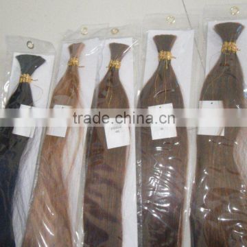 Newest 24''/1# bulk hair extension