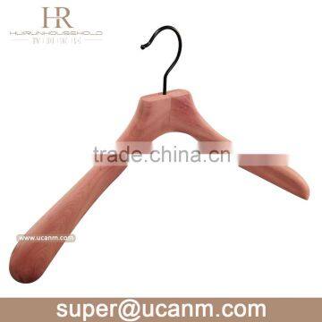 HRW-8300P flat cedar wood hanger for coat