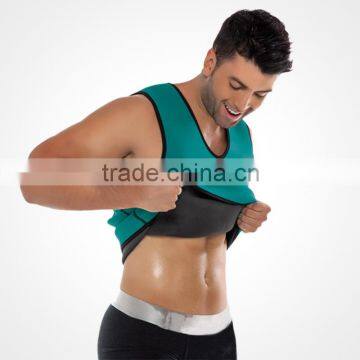 S-SHAPER NEW 8008 Men`s Ultra Sweat T-Shirt Caballero Sports Sweat Enhancing GymT-Shirt Fitness Control Seamless Tank Top photo-3