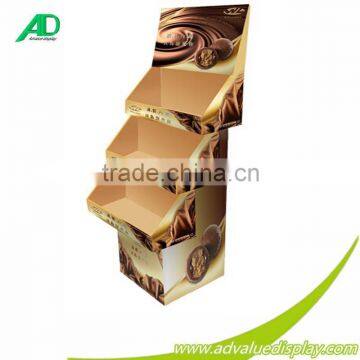 Supermaket shop free-standing pop up display chocolate promotion pallet