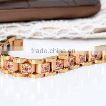 Health Care Stainless Steel Bio Magnet Energy Germanium Titanium Bracelet For Sale 2016 photo-3