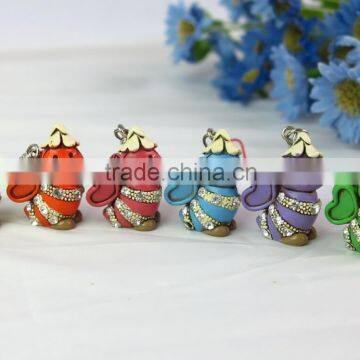 Bee Shape Fashion Cute Resin Christmas Ornament Parts