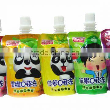 High Quality Plastic Liquid Drink Beverag Pouch With Spout Packaging Bag