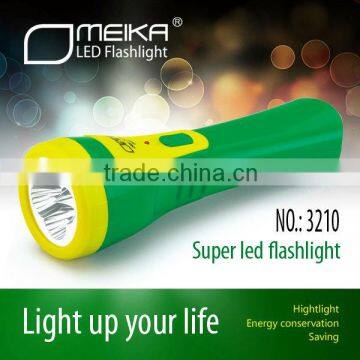 Plastic Led Flashlight Torch Rechargeable Led Flashlight