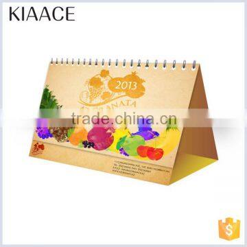 Promotional manufacturer recycling custom printing paper highend calendar