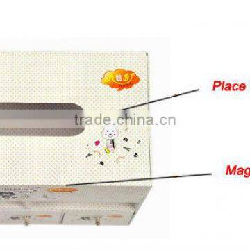 2016 New Design Exquisite Rectangular Tissue Box With 3 Drawers