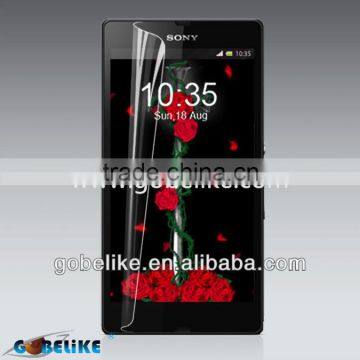 cell phone screen protector manufacture price for Sony Xperia ZL mobile phone