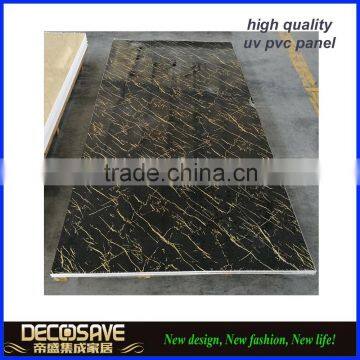 factory price uv pvc decorative panel / fireproof wall board / pvc board