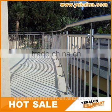 Stainless Steel Railing for Road and Staircase With Pipe Style