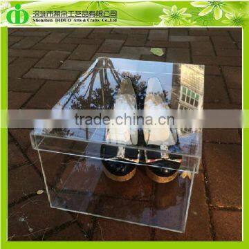 DDS-0003 Trade Assurance Chinese Factory Wholesale Clear Acrylic Shoe Box