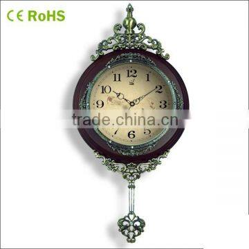 new items 2015 for home wooden pendulum wall clocks