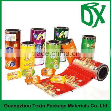 Aluminum foil chip bags in roll/aluminum foil laminated chips pacakging film rolls