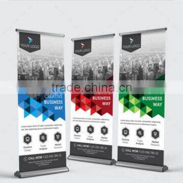 china manufacturer print electric roll up banner stand