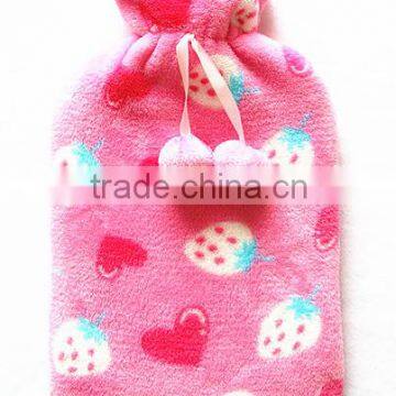 MOM's Gift Knitted Cover of Heart Shape BS1970-2012 Hot Water Bottle