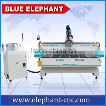 DX2040 China atc cnc router with vacuum table for wood furniture, MDF, PVC, PCB, Acrylic