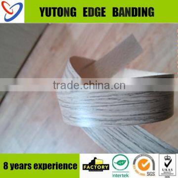 Woodgrain Melamine edge banding preglued for table