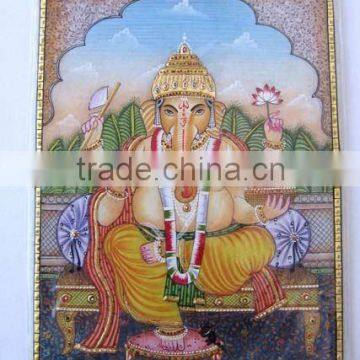 Ganpati ganesha painting , Marble Painting