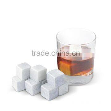 Whisky Stones Ice Rocks x 9 with Storage Bag