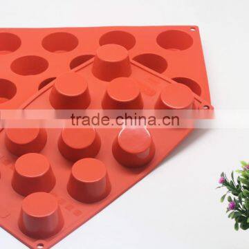 11 Cavity Mini Silicon Cake Baking Pan Pudding Muffin Silicone Mold photo-2