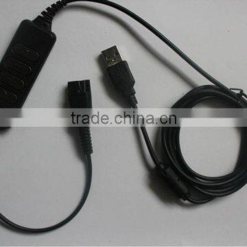 New USB Adapter (USB QD cord) for call center headset