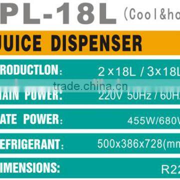 2 Tanks Restaurant Juice Dispenser photo-3